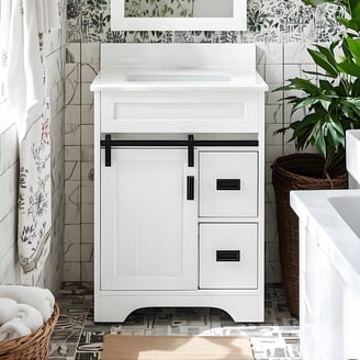 Zenna Home 4001988 24 x 16 x 35.5 in. Single Bathroom Vanity