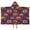Halloween Pumpkin Bat, variant on Halloween Pumpkin Bat Pattern Hooded Bath Towel,60"x35" for Ages 3 To 12 Kids, Quick Dry Lightweight Soft Microfiber Hood Beach Towel Cover Up for Kids