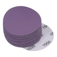 thumbnail image 1 of Unique Bargains 30 Pack 3-Inch Purple Sanding Discs 1500 Grits Hook & Loop Professional Aluminum Oxide Sandpaper, 1 of 5