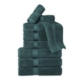 thumbnail image 2 of Superior 800 GSM Egyptian Cotton 9-Piece Heavyweight Towel Set, Toast, 2 of 10