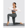 thumbnail image 7 of BALEAF Leggings for Women Fleece Lined Thermal Warm Winter Tights High Waisted Thick Yoga Pants Cold Weather Inner Pocket Dark Gray XS, 7 of 7
