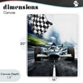 thumbnail image 4 of Stupell Industries Contemporary Racecar Set Go Canvas Art, 16 x 20, by Christine Simpson Art, 4 of 8