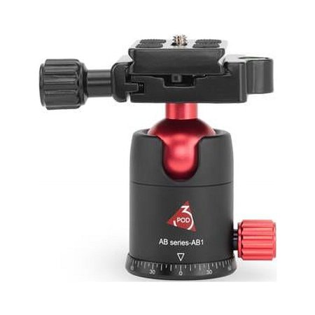 UPC: 0192223193222 | AB1 AB Series Aluminum Travel Ball Head