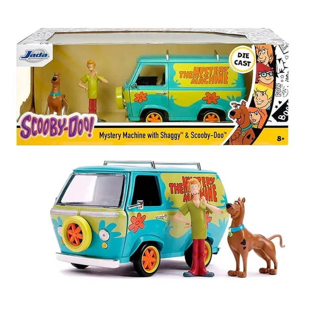 Auto de Colección Scooby-Doo! Jada Toys Mystery Machine Wiht Shaggy & Scooby Doo