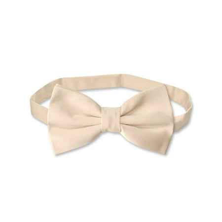 vesuvio napoli bowtie solid light brown color men s bow tie for