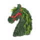 thumbnail image 3 of Corona navideña con cabeza caballo, corona artificial, guirnalda navideña rústica, decoración con cabeza caballo para festivales y fiestas., 3 of 8
