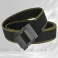 thumbnail image 2 of Belt Men’s Elastic Waistband Business Casual Nylon Peplum Belt Automatic Buckle for Attire, 2 of 7
