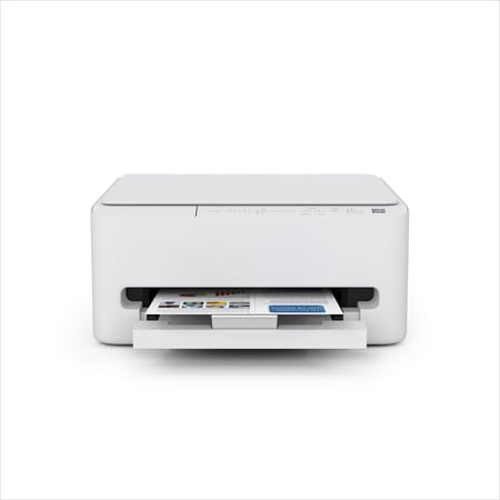 Wireless Color Inkjet Printer for Duplex Printing, White – Home Printer with Copier/Scanner, Compact Design, Easy Setup, 1 Year Limited Warranty