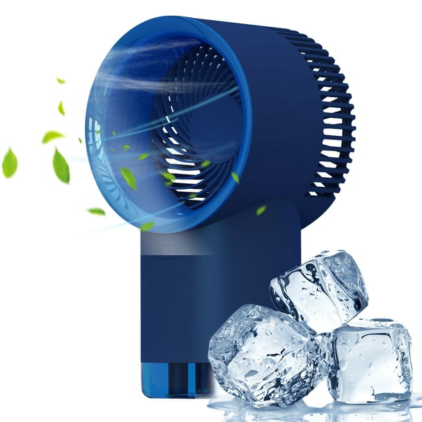 Ventilateur de Refroidissement d'Air de Bureau Usb Alimenté 3 Vitesses Ventilateur de Brumisation Ventilateur Silencieux Ventilateur Ventilateur Humidificateur pour Bureau à Domicile