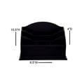thumbnail image 4 of 5 Sections Black Wooden Desk Supplies and Files Organizer, 4 of 4