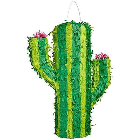 Ya Otta Pinata Cactus Pinata Fournitures d'Activité de Fête Capacité de Remplissage 2 Lb 12 Pouces x 17,5 Pouces