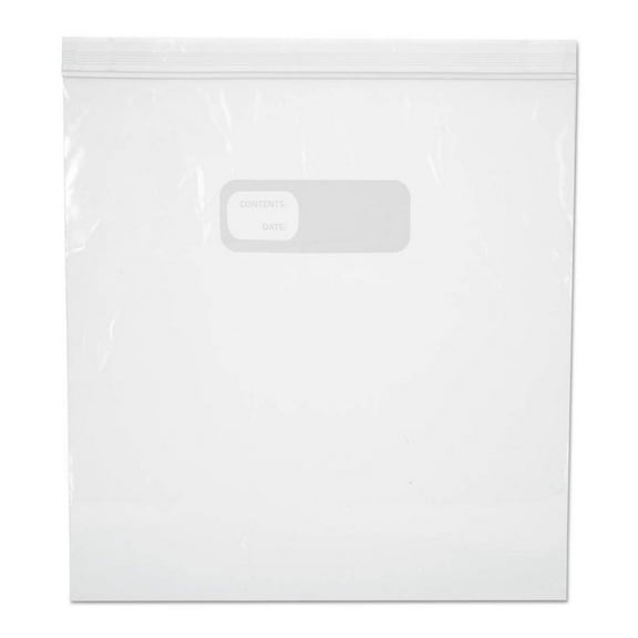 BWK1GALBAG 1 Gallon, 10.56 in. x 11 in. LDPE Reclosable Food Storage Bags - Clear (250/Box)