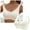 Beige, variant on WCJM Women's Nylon,Spandex Grey nylon bra Womens' Sports Bra Longline Wirefree Padded With Medium Support