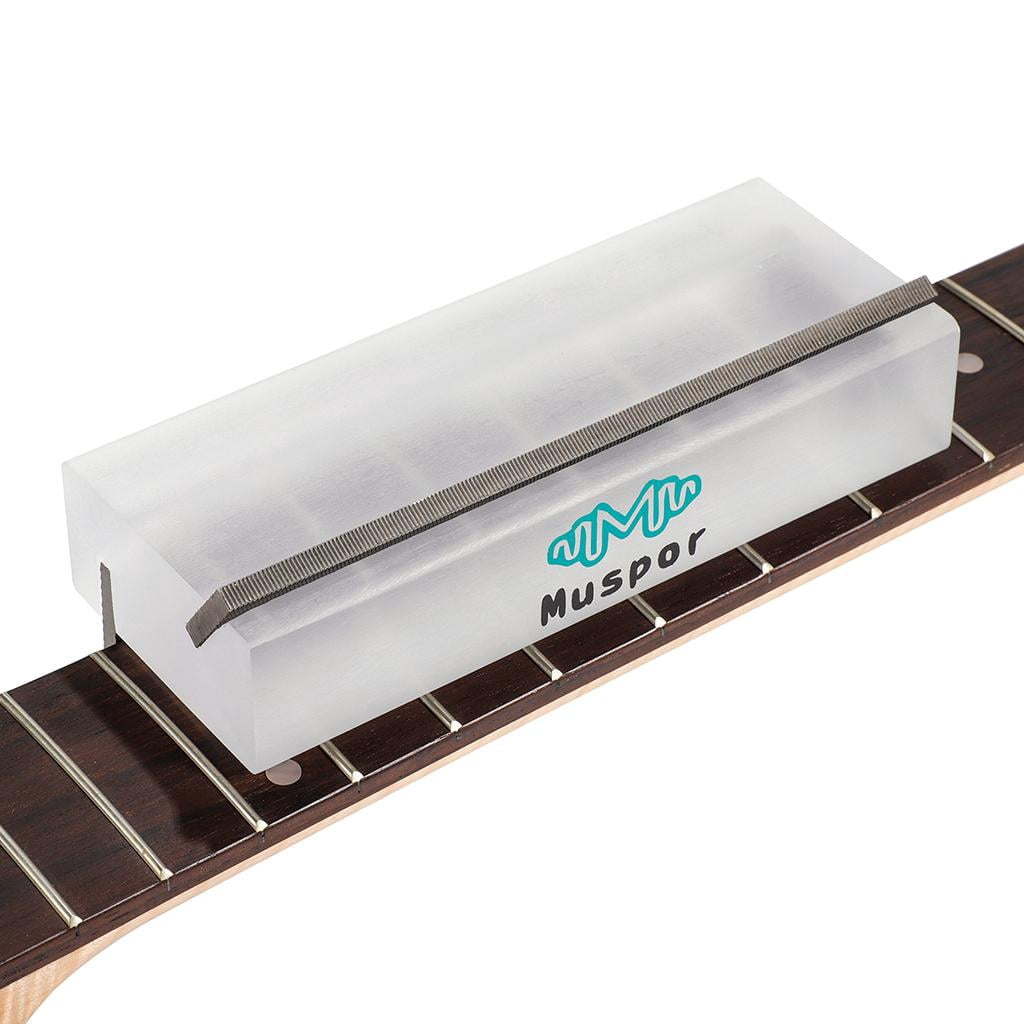 LeeQinersw Fret Beveling File 35 Degrees 90 Degrees End Bevel-Flush Files for Luthier Angle