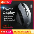 thumbnail image 2 of INPHIC F1 2.4G Wireless Mouse Rechargeable 500mAh Ergonomic Silent Mouse DPI Optical Mice USB Nano Receiver, 2 of 23