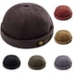 thumbnail image 4 of Gorra de pana retro para motorista para hombre y gorra de hip-hop de tendencia para otoño y para mantener el calor, 4 of 7