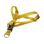 Sassy Dog Wear SOLID YELLOW MED-H Nylon Webbing Dog Harness - Adjusts 18 - 24 in. - Yellow - Medium