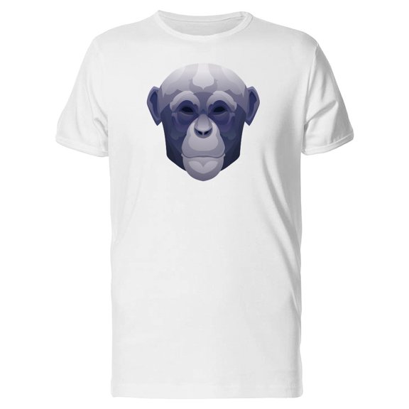 Monkey Head Black Eyes Tee Men's -Image by Shutterstock