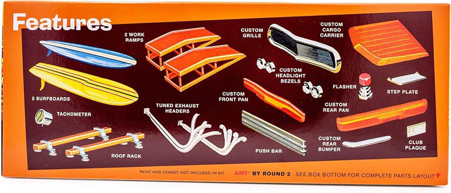 AMT 1965 Chevelle Surf Wagon Plastic Model Kit, 1/25 Scale