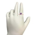 thumbnail image 4 of AoneJewelry 1.35 Carat 10K Amethyst Diamond Ring In Solid Rose, White & Yellow Gold, 4 of 4