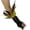 Yellow, variant on Siminsem Women's Lace Fingerless Gloves Under $5 Single Hand Elegant Gown Accessories for Halloween Wedding Prom Party