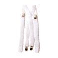 thumbnail image 3 of Dress Up America White Sequined Suspenders, 3 of 3