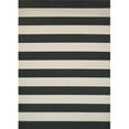 thumbnail image 1 of Couristan 52299081053076T 5 ft. 3 in. x 7 ft. 6 in. Afuera Yacht Club Power Loomed Transitional Rectangle Area Rug - Onyx & Ivory, 1 of 5