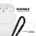 thumbnail image 6 of Case-Mate AirPods 2nd / 1st Generation Case with Carabiner Clip - Protective AirPods Gen 2 / 1 Generation Case - White, 6 of 6