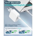 thumbnail image 3 of 70W USB C Laddare Kompatibel med MacBook Air MacBook Pro 13-16 Tum 2024-2020, M1-M3 Mac Laptop, iPad, Med 2M/6.6FT Mac USB C Laddningskabel, 3 of 5