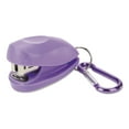 thumbnail image 2 of Swingline TOT Mini Stapler Carabiner Plus Pack, 12-Sheet Capacity, Pink/Purple, 2/Pack - SWI79457, 2 of 4