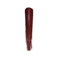 thumbnail image 3 of SAM EDELMAN Womens Red Crocodile Padded Goring Raakel Pointed Toe Block Heel Zip-Up Leather Dress Boots 5 M, 3 of 4