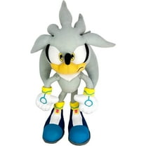 Sonic The Hedgehog Plush Doll Silver Stuffed Figure Kids Gift, Cartoon Character Soft Toy Anime