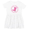 thumbnail image 3 of Inktastic Future Cowgirl Girls Girls Toddler Dress, 3 of 5