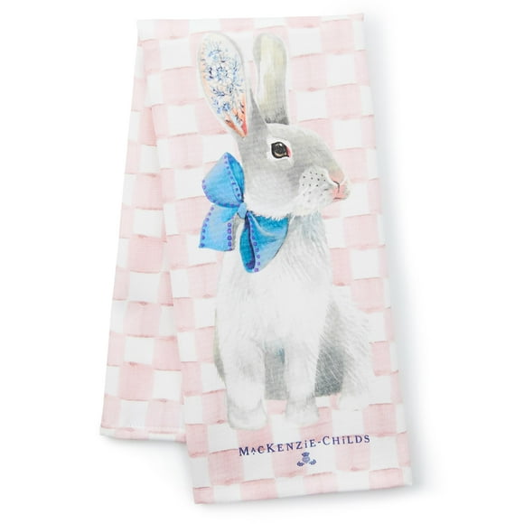 Paño de cocina de algodón con estampado de conejo con estampado de conejo MACKENZIE-CHILDS