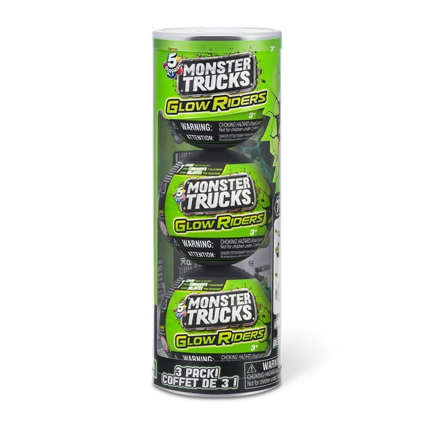 5つまとめ売り　Monster Trucks glow riders カプセル 3bcbcef3-1387-47d7-9242-