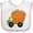 White and Pink, variant on Inktastic Pumpkin Truck Thanksgiving Halloween Boys or Girls Baby Bib