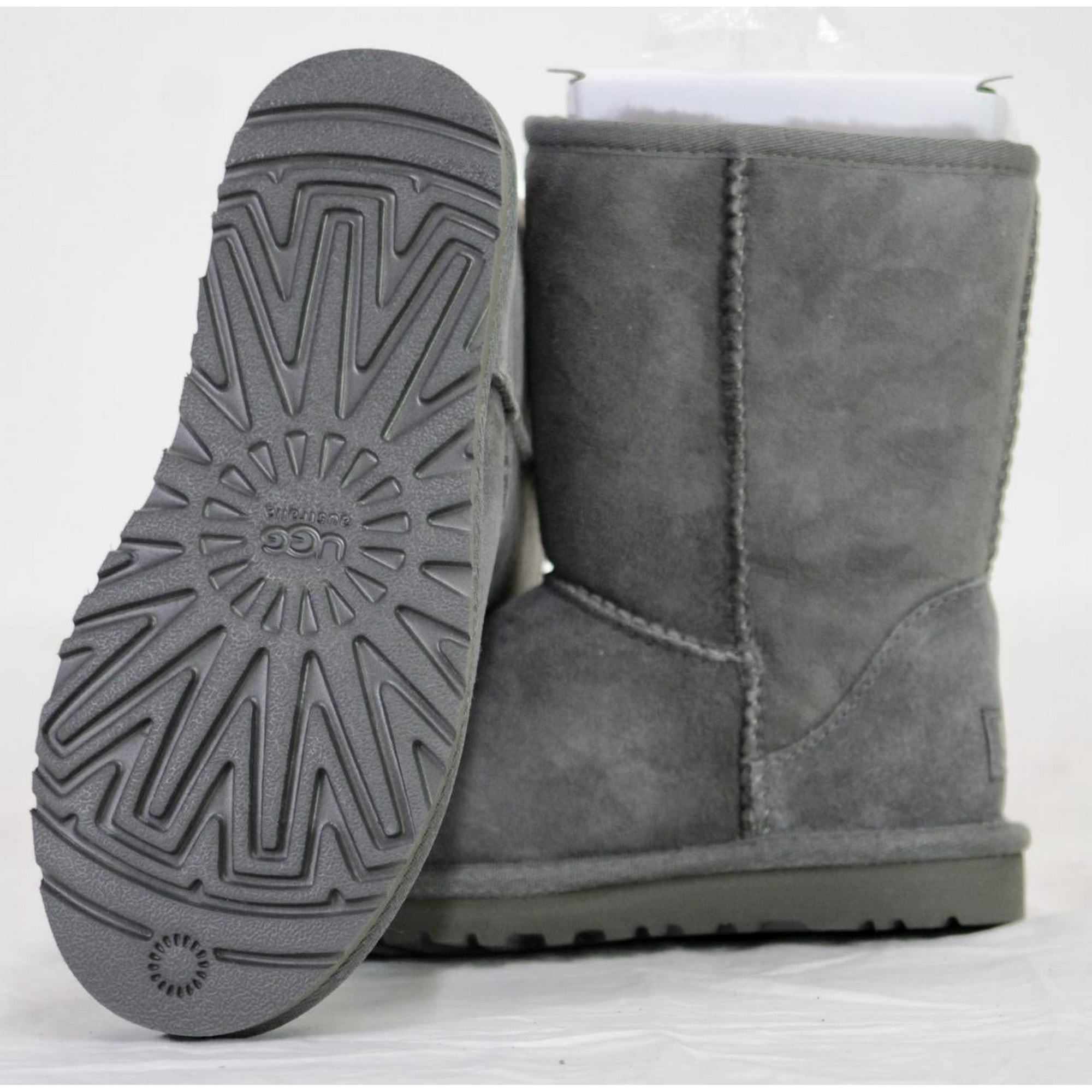 Classic short grey uggs best sale