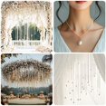 thumbnail image 4 of Cadena de perlas artificiales Garland ZPEXRV de 50 m y 3 mm, color marfil, 4 of 7