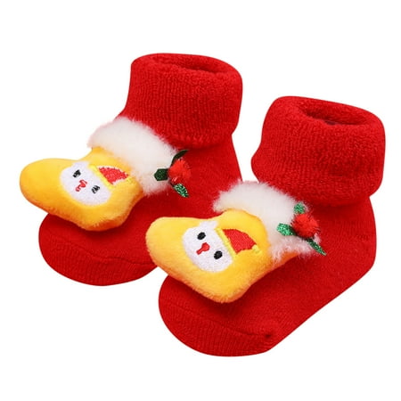 

Christmas Baby Socks Toddler Boys Girls Children Socks Soft Sole Non Slip Toddler Shoes Socks Princess Socks Floor Socks Size 2t Socks