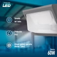 thumbnail image 3 of Luminario Publico Led ICON Wall Pack Opalino 60w 5000k 100-277v Ip65, 3 of 5
