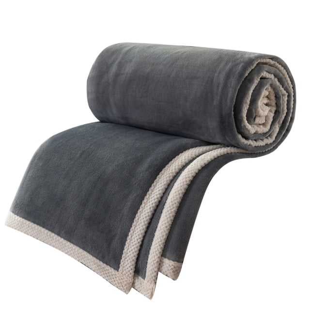 Cozy Blankets and Throws Cozy Flannel Airconditioner Blanket - High-Density for Ultimate Flannel Blanket Throw