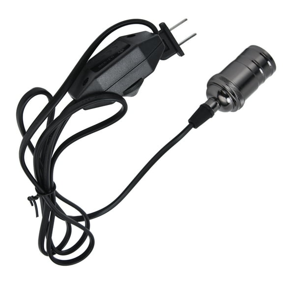 Lamp Making Kit,Lamp Kits Dimmable Practical Retro Lighting Equipment for E26 Base Bulbs US Plug 110‑240V,Pendant Light Cord