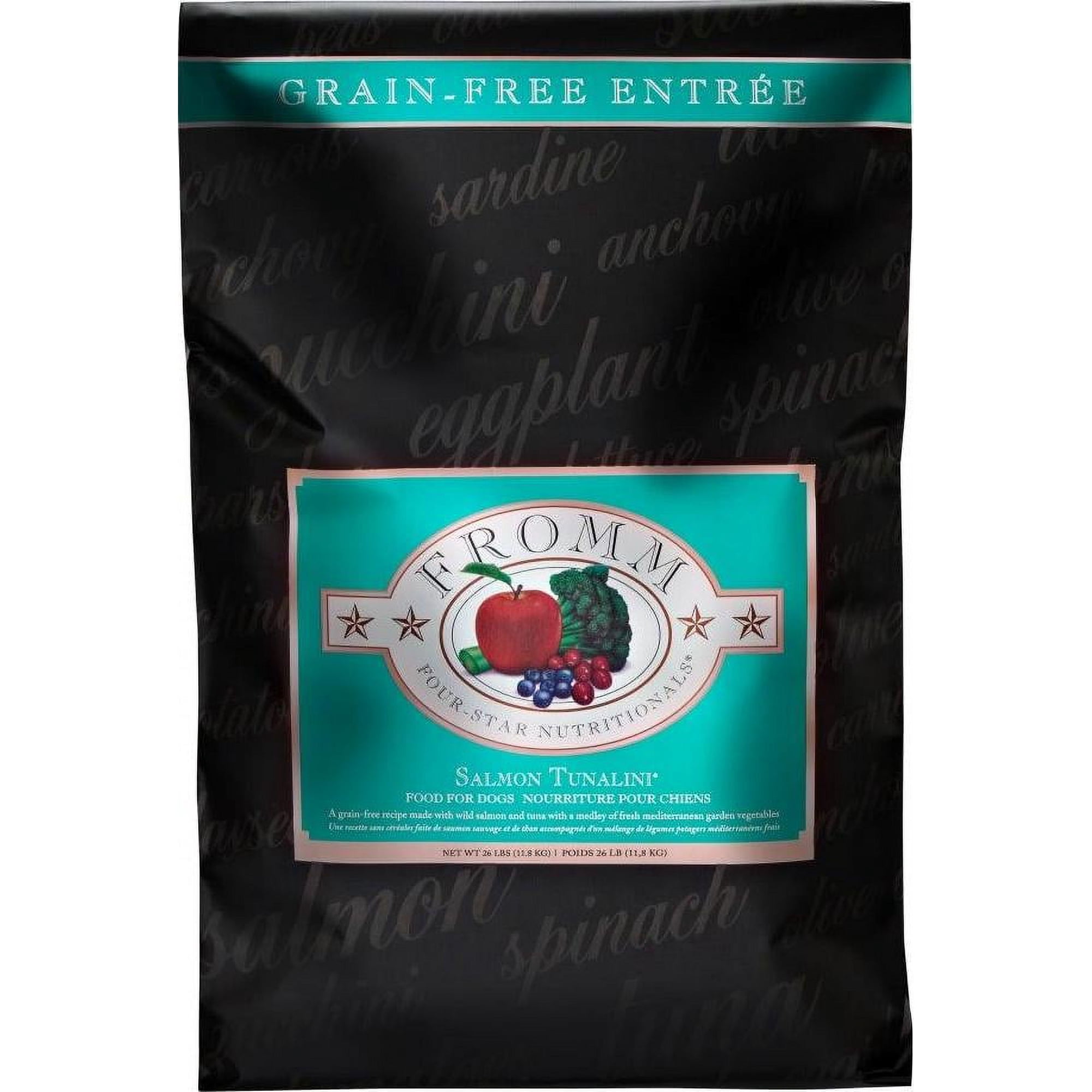 Fromm Four Star Grain Free Salmon Tunalini Recipe Dry Dog Food 12 lb