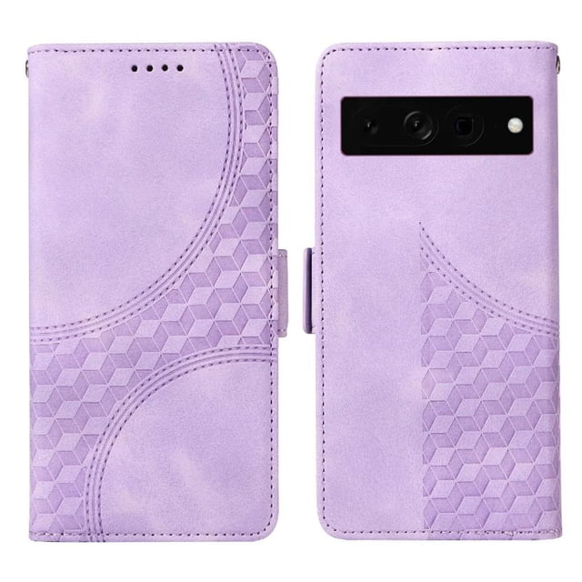 Funda GANGXUN para Google Pixel 7 Pro con diseño acolchado elegante, cuero PU, protección total y ajuste preciso