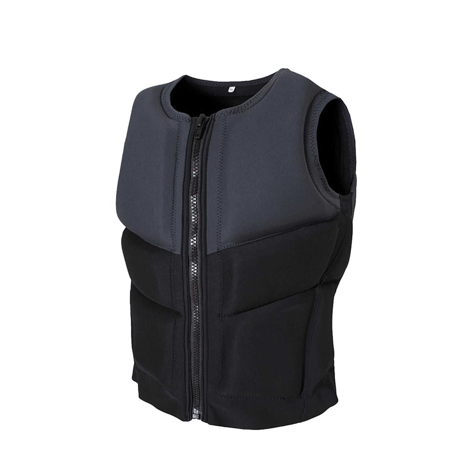 DimyFew Life Vest Waistcoat Compact Portable Multipurpose Boating Vest Water Sports Vest M