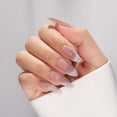 thumbnail image 3 of Set de 30 geles para ojos de gato BtartBox Almond Spring de Press On Nails, 3 of 8