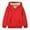 A264-Red, variant on Caqnni Hoodies for Boys Little Girls Solid Zip-Up Hooded Sweatshirt Casual Long Sleeve Hooded Sweatshirt Kangaroo Pocket Fall Winter Jacket Long Sleeve Coat for 5-6 Years