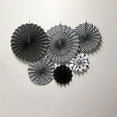 thumbnail image 5 of 6 Pcs/set Paper Folding Fan Party Home fan folding Party Decoration Single Layer DIY Foldable Flower Fan, 5 of 5
