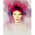 thumbnail image 4 of Stephen Chambers 15x18 Black Modern Wood Framed Wall Art Titled - David Bowie Watercolor, 4 of 6