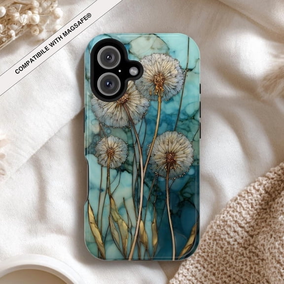 Dandelion Tough Phone Case | Magnetic Impact-Resistant Case